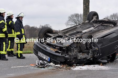 Verkehrsunfall auf der Duisburger Strasse in Hartefeld