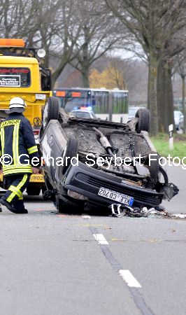 Verkehrsunfall auf der Duisburger Strasse in Hartefeld