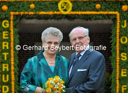 Goldene Hochzeit Herongen Eheleute Josef u. Gertrud Spiegels