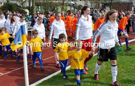 U15-Lnderspiel Mdchenfuball Deutschland-Niederlande Kevelaer