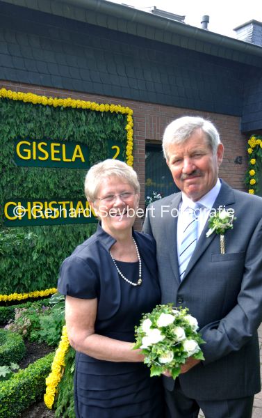 Weeze, Goldhochzeit Christian und Gisela Tebest