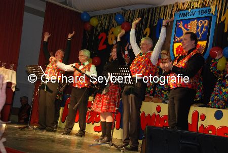 Nieukerk, Karnevalssitzung des Nieukerker Mnnergesangvereins (NMGV)