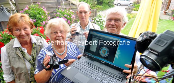 Hartefeld, Senioren vom Filmclub Gelderland machen sich fit in HD-Technik