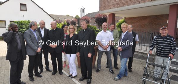 Petrusheim Weeze Besuch Bischof Felix Genn, Weihbischof Theising