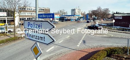 Geldern geplanter Kreisverkehr am Nierspark