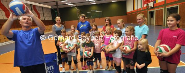 Weezer Volleyball-Nachwuchs trainiert 