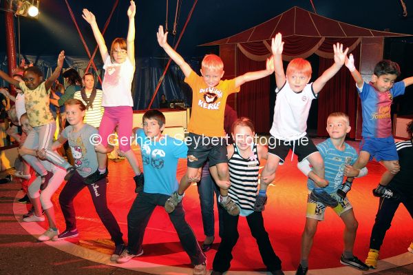 Zirkusprojekt in der Hubertusgrundschule Kevelaer