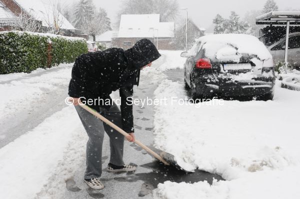 Wintereinbruch im Gelderland Erster Schneefall