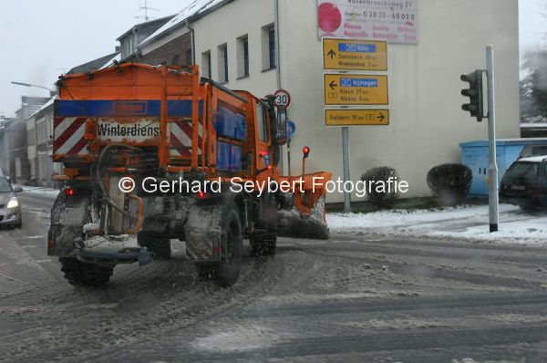 Wintereinbruch im Gelderland Erster Schneefall